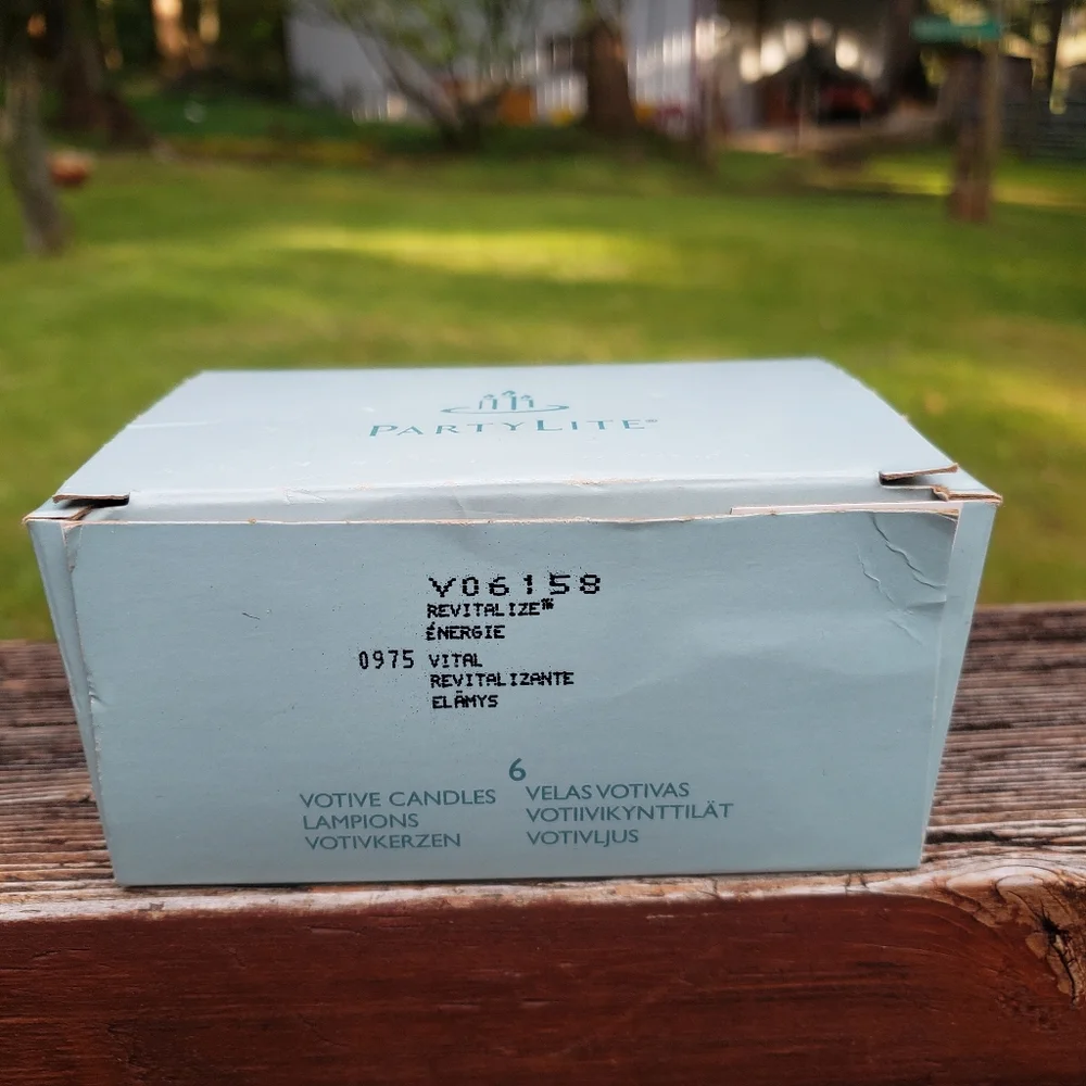 (6) PartyLite Revitalize Energie Round Votive Candles - Discontinued - Picture 5 of 10